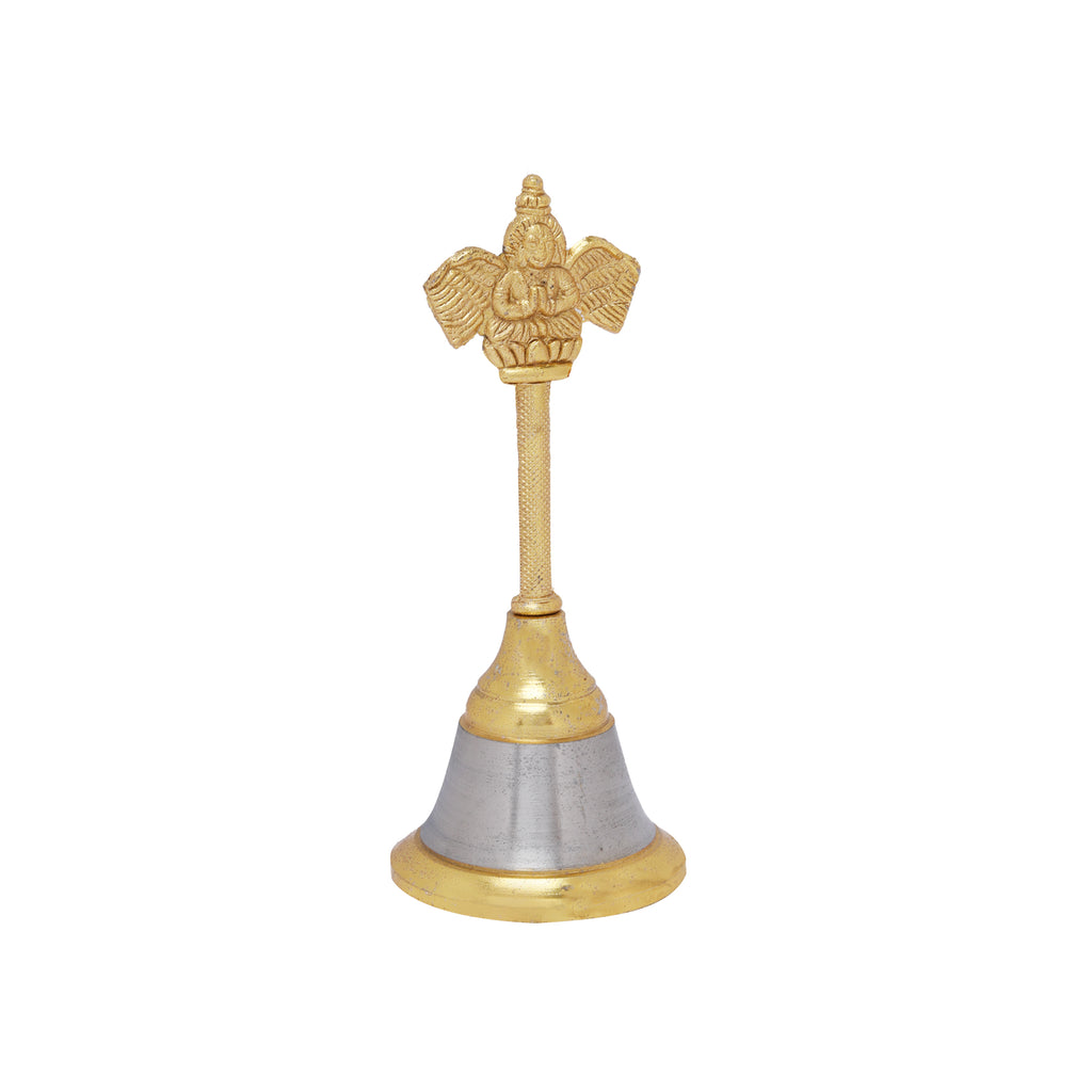 Hariaura Garud Ghanti Temple Bell for Pooja | Garuda Hanging Bell for Home Temple & Mandir | Sacred Aarti Bell for Spiritual Rituals, Vastu & Temple Decor