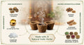 Hariaura Hawan Cups from Desi Cow Dung with 21 Herbs & Navgraha Infusion | Made by Rural Women | Ready-to-Use Gomay Havan Cups for Pooja, Agnihotra & Spiritual Cleansing (Set of 15)